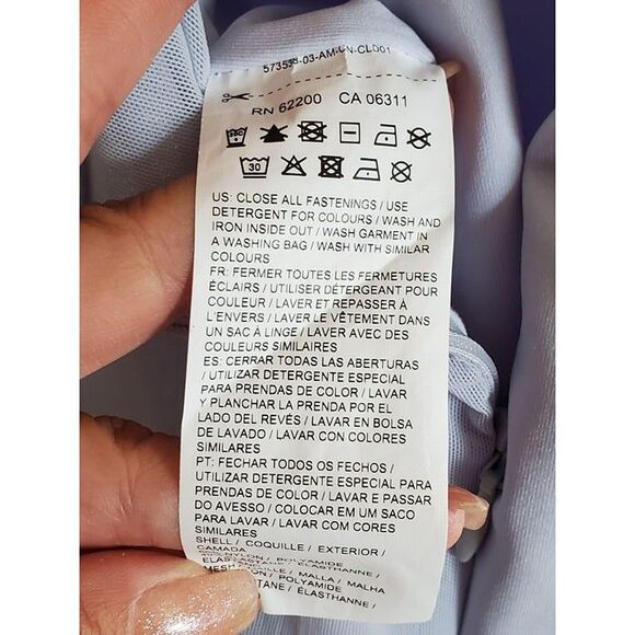 Puma Womens Top Blue M Xtreme Tight Frilled Active Tank  New - Picture 11 of 12